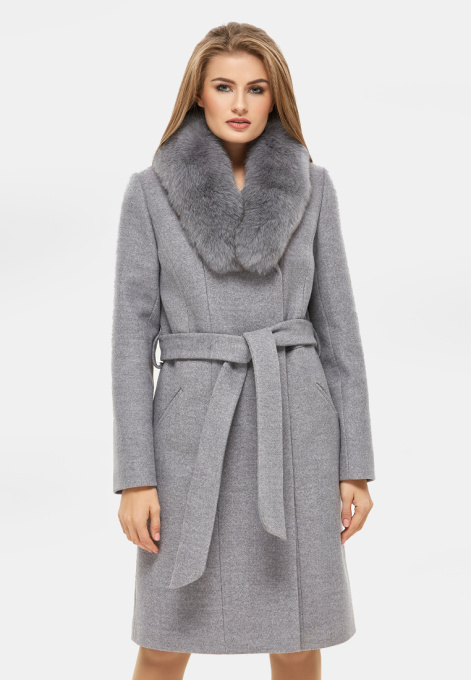 Пальто с утеплителем Danna модель 1311GR Фото