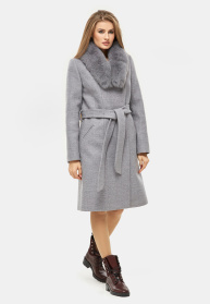 Пальто з утеплювачем Danna модель 1311GR Пальто з утеплювачем Danna модель 1311GR Фото