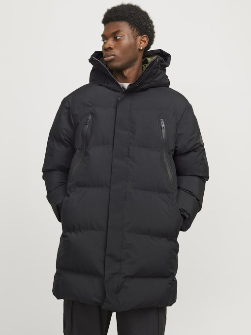 Күрткелер мен тондар JACK & JONES үлгі 12260481_Black Фото