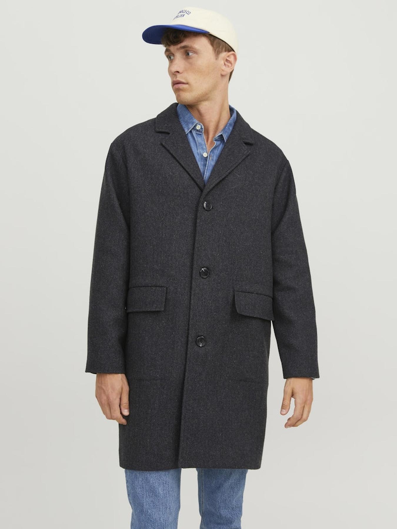 Пальто и плащи JACK & JONES модель 12238805_Darkgrey Фото