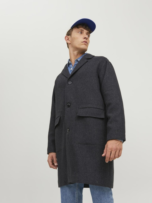 Пәлте мен плащтар JACK & JONES үлгі 12238805_Darkgrey Фото