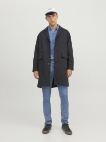 Пальто и плащи JACK & JONES модель 12238805_Darkgrey Фото