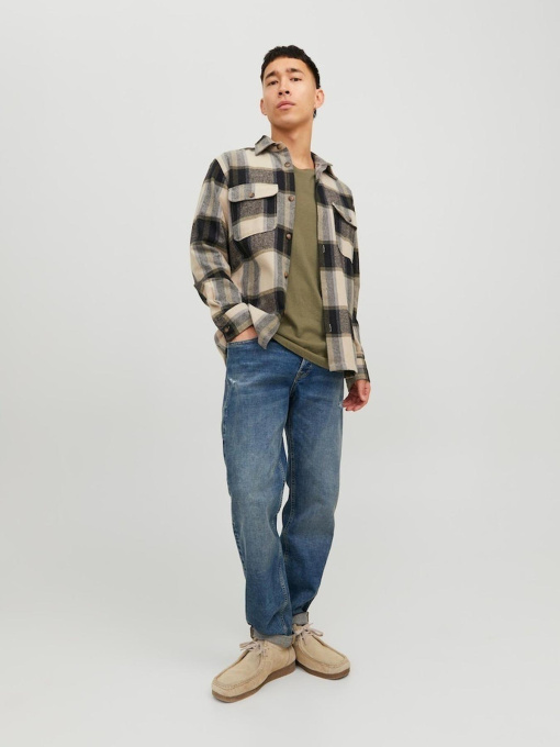 Рубашки JACK & JONES модель 12236958_Moonbeam Фото
