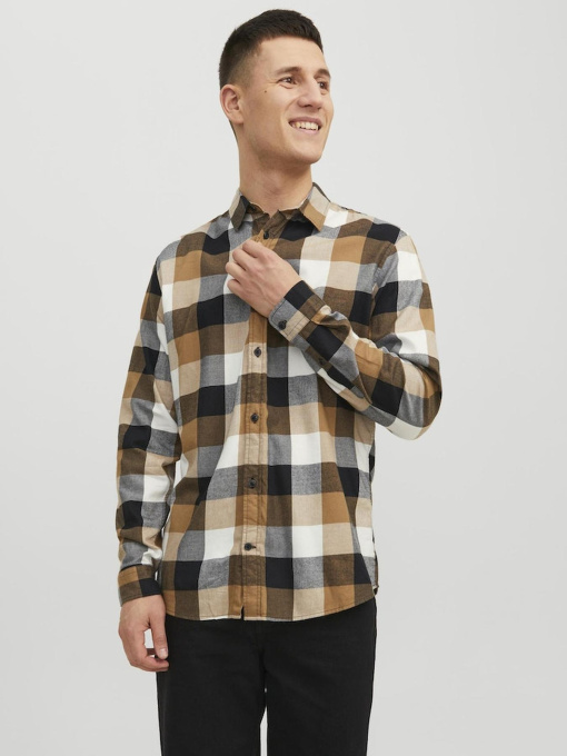 Рубашки JACK & JONES модель 12235965_Otter Фото