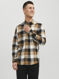 Рубашки JACK & JONES модель 12235965_Otter Фото