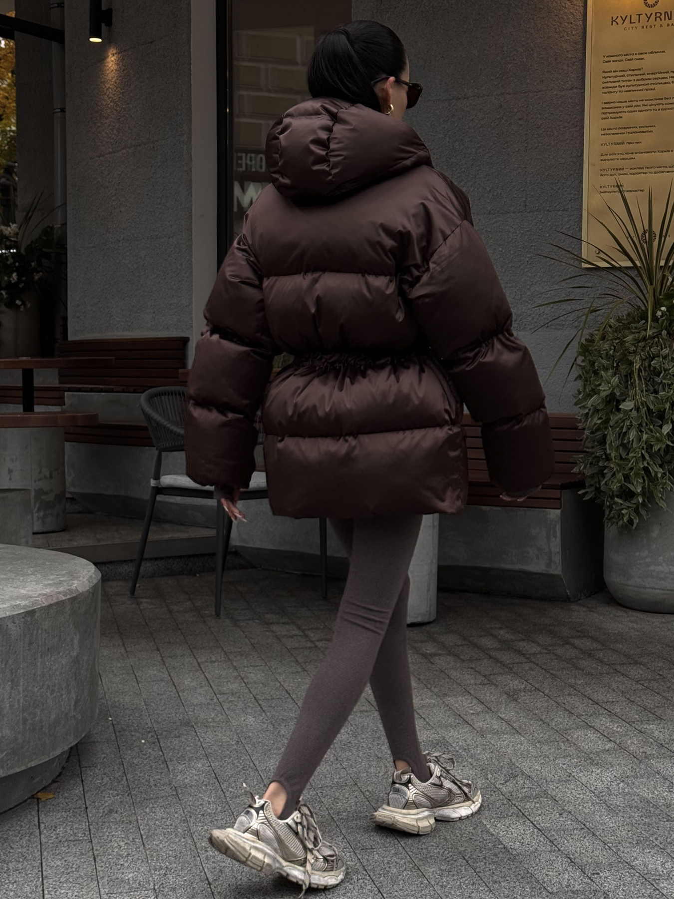 Пуховик Jadone Fashion модель Aic_shoko Фото