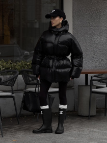 Пуховик Jadone Fashion модель Aic_Chorne Пуховик Jadone Fashion модель Aic_Chorne Фото