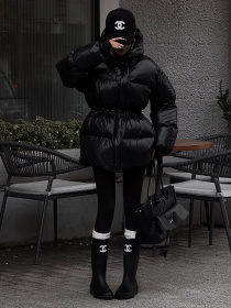 Пуховик Jadone Fashion модель Aic_Chorne Пуховик Jadone Fashion модель Aic_Chorne Фото