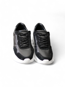 Кроссовки повседневные Legessy модель RICO_BLACK_AND_WHITE Фото