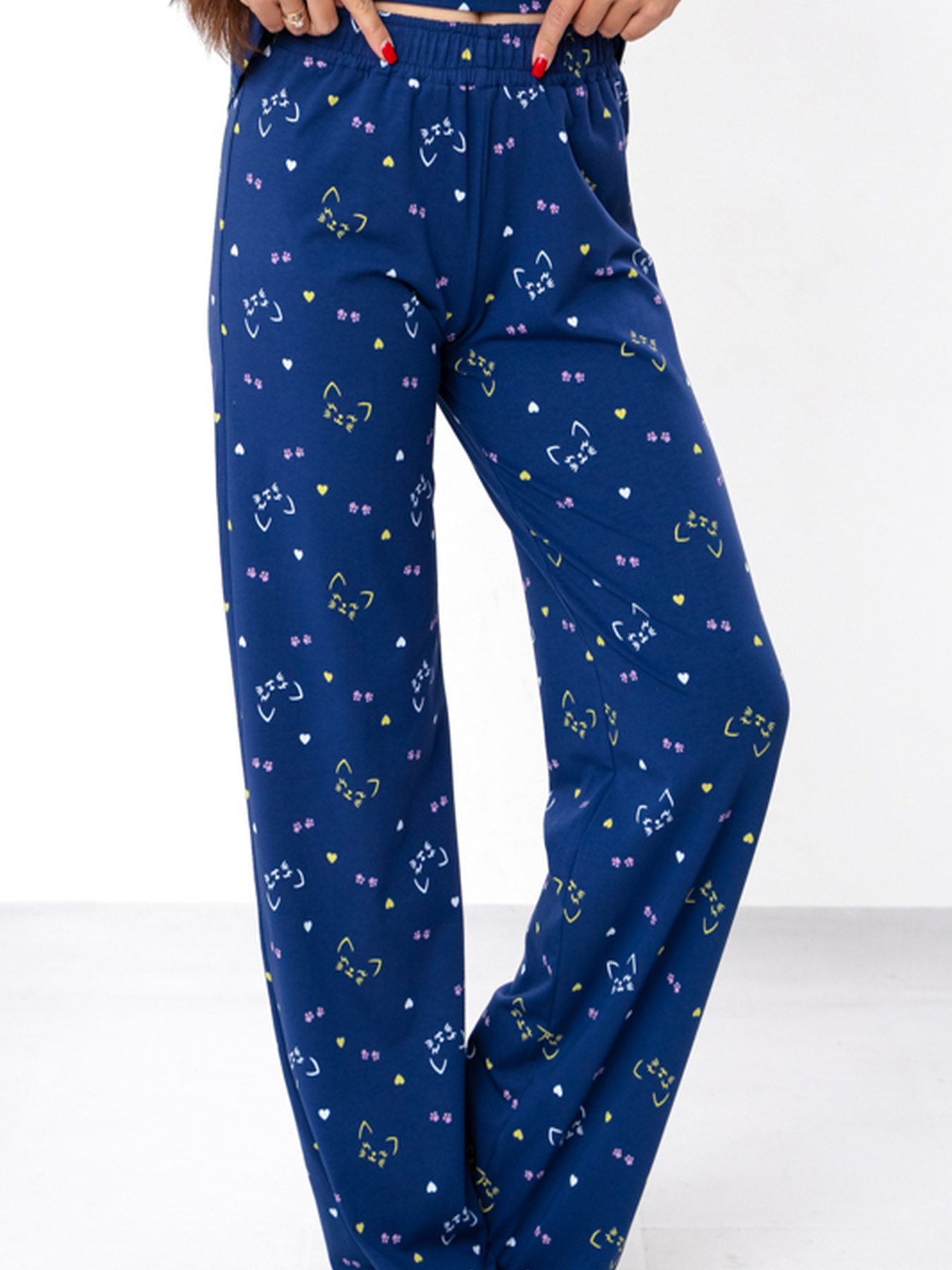 Домашний костюм Носи своє модель 8447-043-kicq-chornilxno-sinj Домашний костюм Носи своє модель 8447-043-kicq-chornilxno-sinj Фото