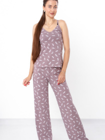 Домашний костюм Носи своє модель 8447-043-pero-popelqsta-lavanda Фото