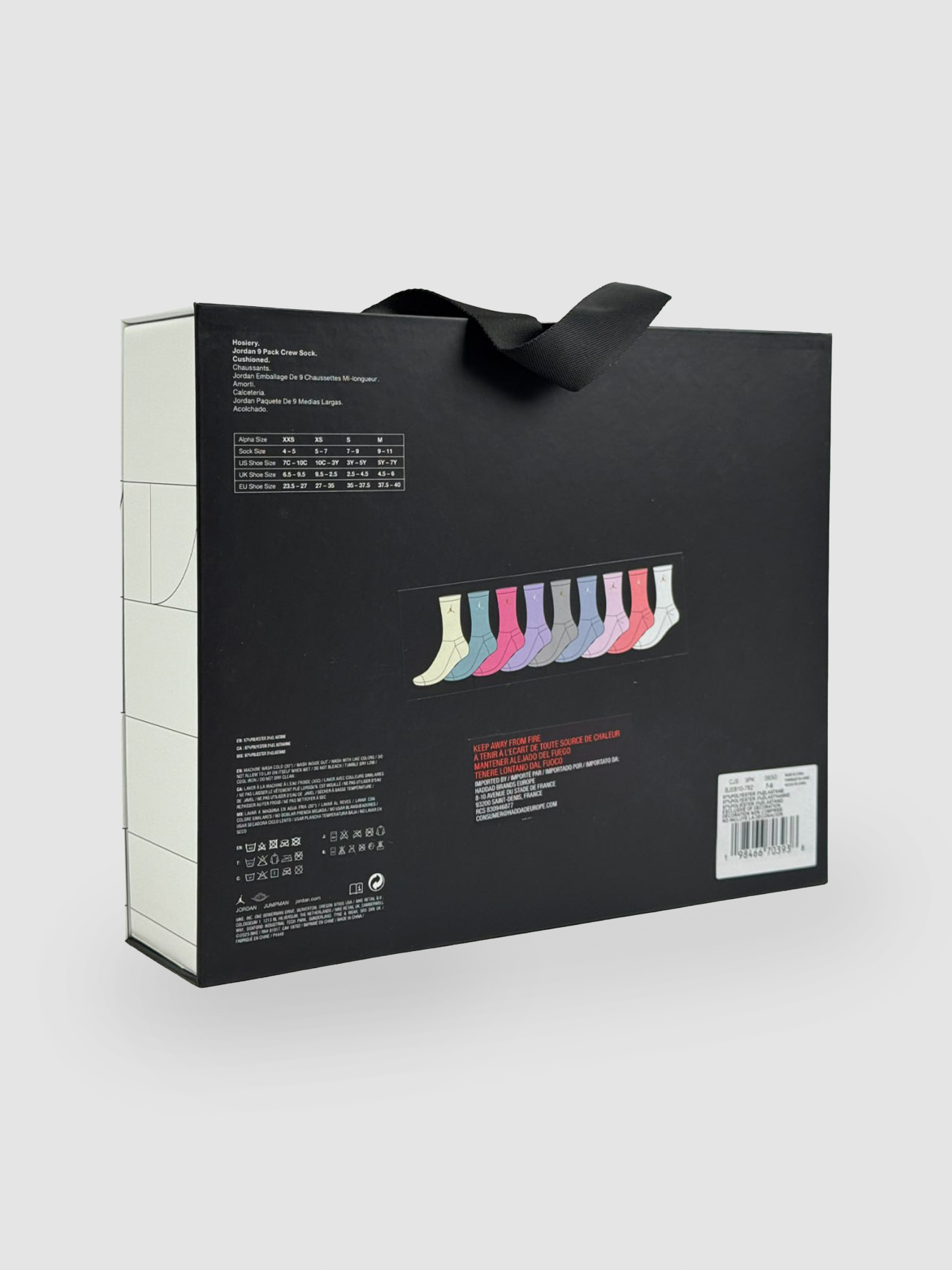 Набор носков Jordan Jdn Holiday 9Pk Crew Gift Box модель BJ0810-782 Фото