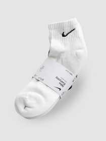 Носки и гольфы NIKE U Nk Everyday Cush Ankle 3Pr модель SX7667-100 Фото