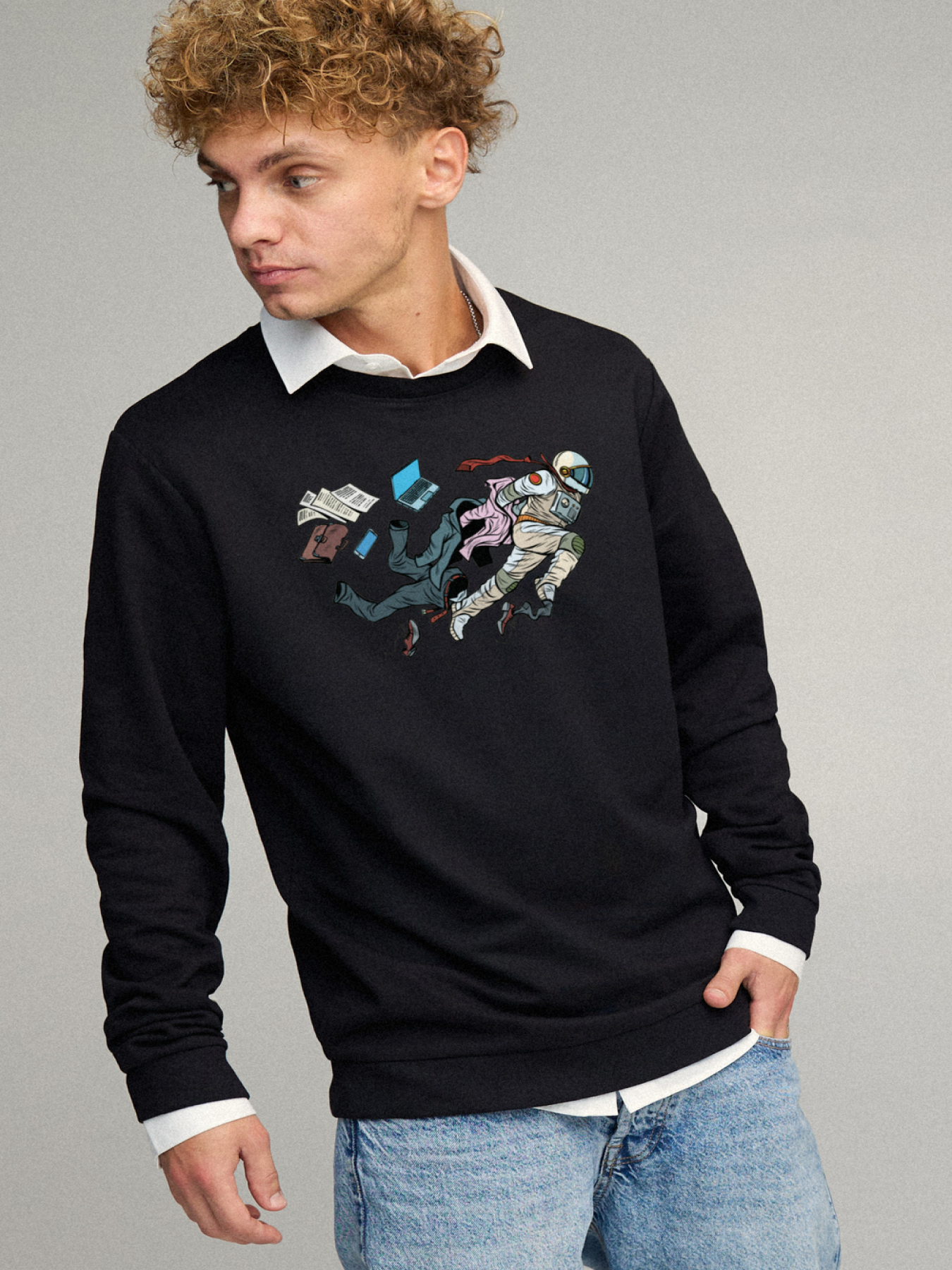 Світшот YAPPI модель BSMB30011 Фото