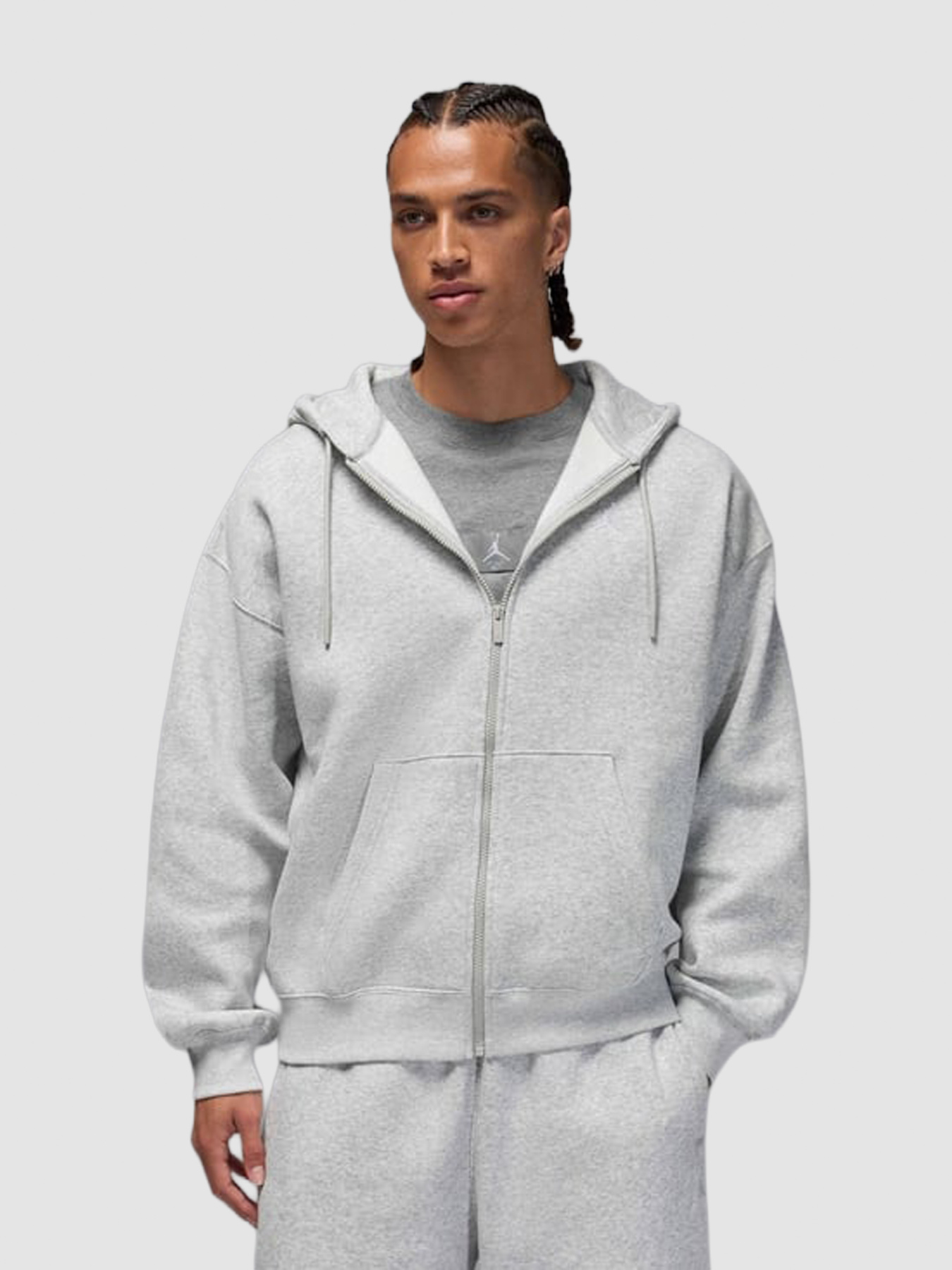 Худи Jordan Brooklyn Fleece Oversized Full-Zip модель IB7231-050 Фото