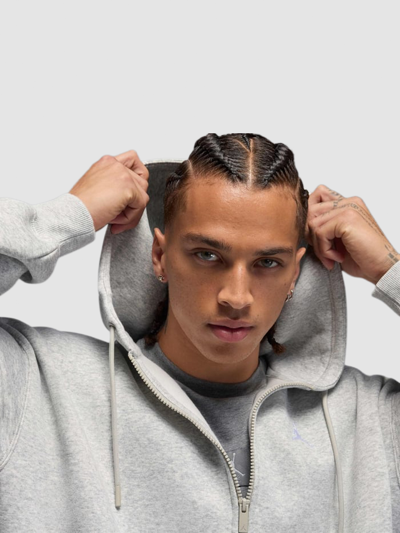 Худі Jordan Brooklyn Fleece Oversized Full-Zip модель IB7231-050 Фото