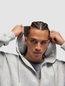 Худі Jordan Brooklyn Fleece Oversized Full-Zip модель IB7231-050 Худі Jordan Brooklyn Fleece Oversized Full-Zip модель IB7231-050 Фото