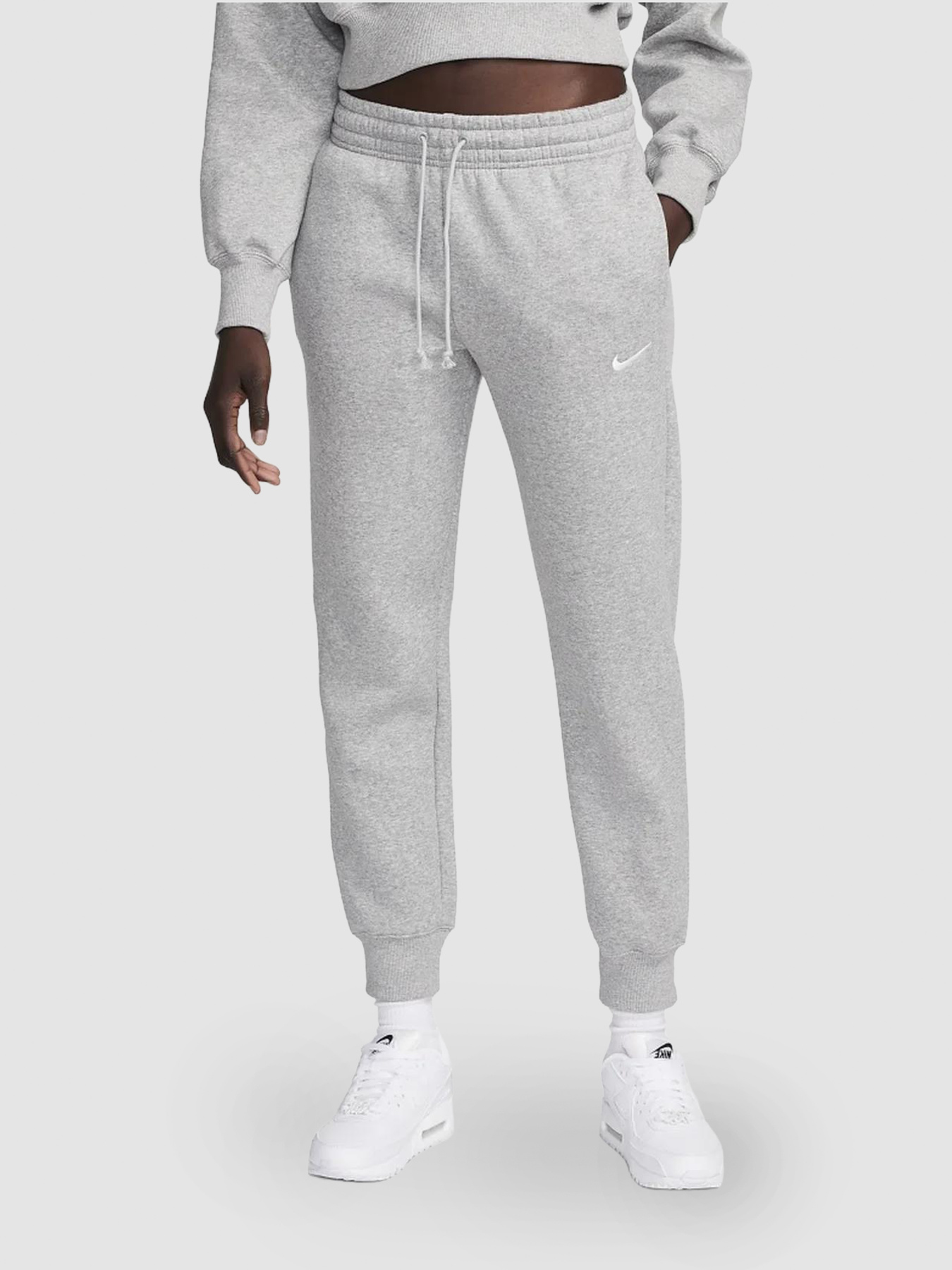 Джоггеры NIKE Sportswear Phoenix Fleece модель FZ7626-063 Джоггеры NIKE Sportswear Phoenix Fleece модель FZ7626-063 Фото