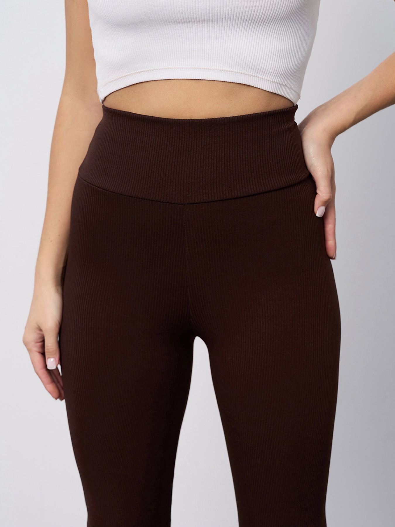 Леггинсы ISSA Plus модель 14200_темно-коричневый Фото