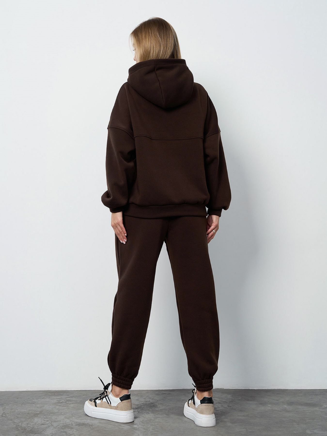 Костюм ISSA Plus модель 13624A_темно-коричневый Фото