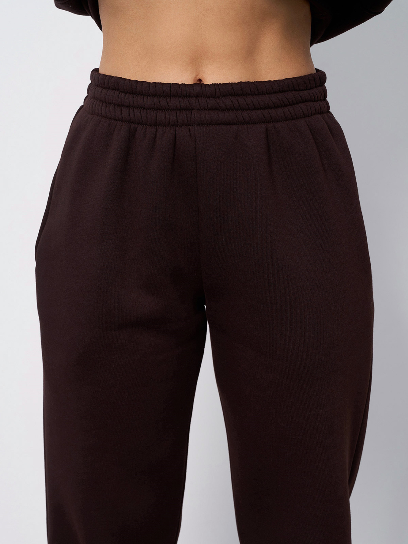 Штани спортивні ISSA Plus модель 14923B_темно-коричневый Фото