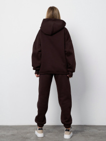 Штаны спортивные ISSA Plus модель 14923B_темно-коричневый Штаны спортивные ISSA Plus модель 14923B_темно-коричневый Фото