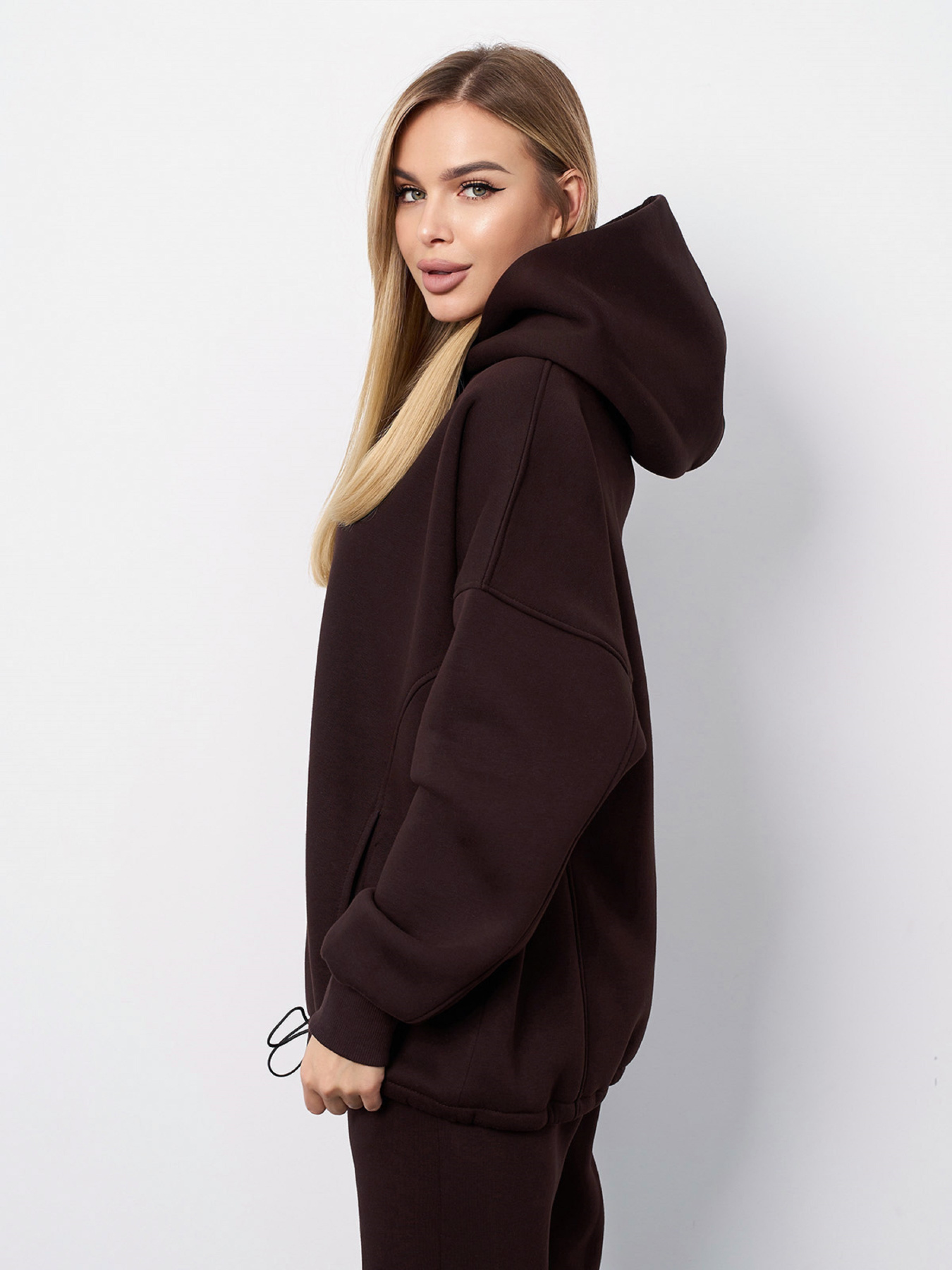 Худи ISSA Plus модель 14923K_темно-коричневый Фото