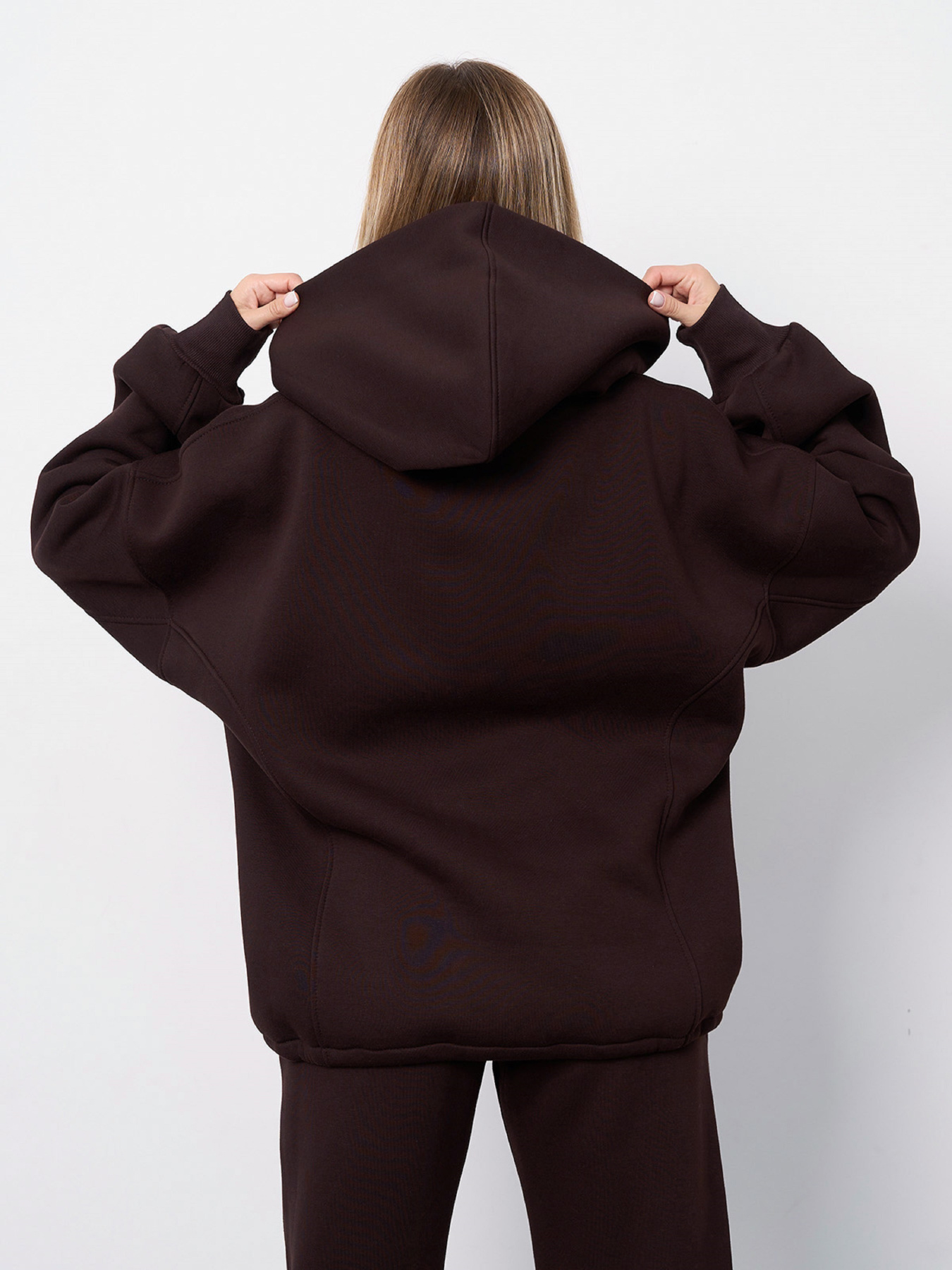 Худи ISSA Plus модель 14923K_темно-коричневый Фото