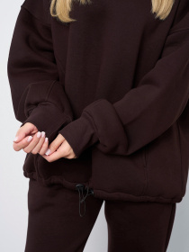 Худи ISSA Plus модель 14923K_темно-коричневый Фото