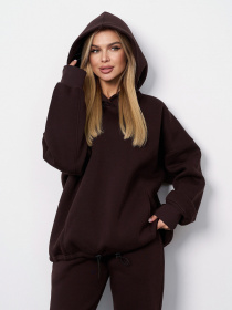 Худи ISSA Plus модель 14923K_темно-коричневый Фото
