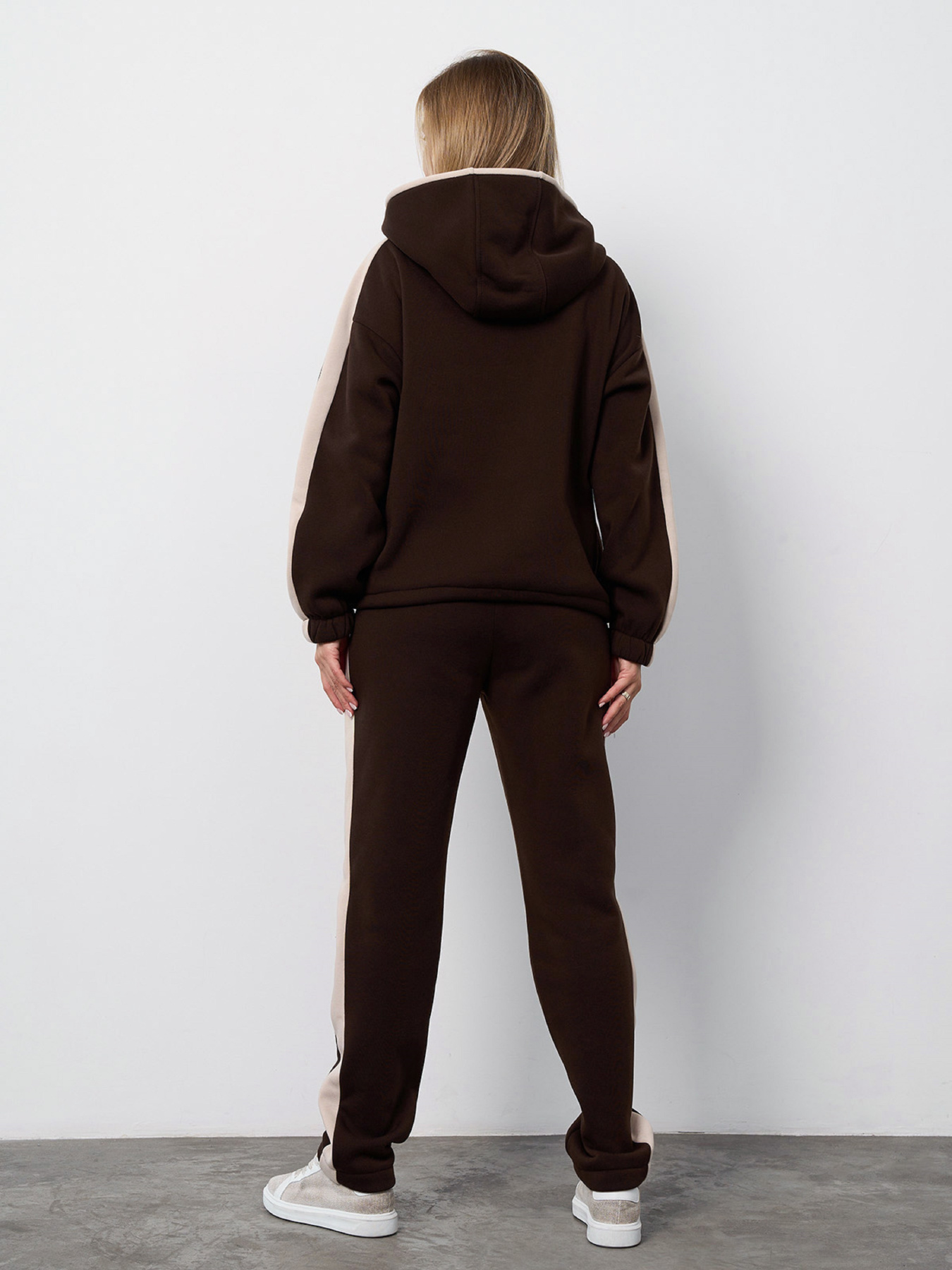 Костюм ISSA Plus модель 14934_темно-коричневый Фото