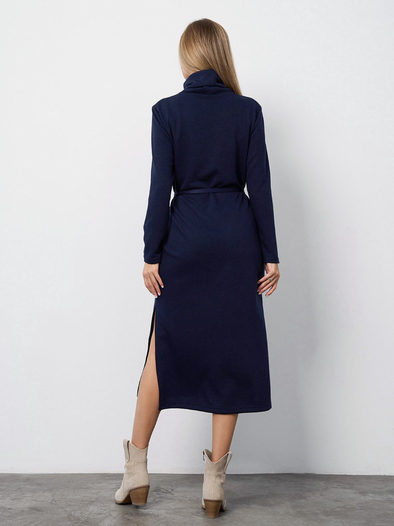 Платье миди ISSA Plus модель 15400_темно-синий Фото