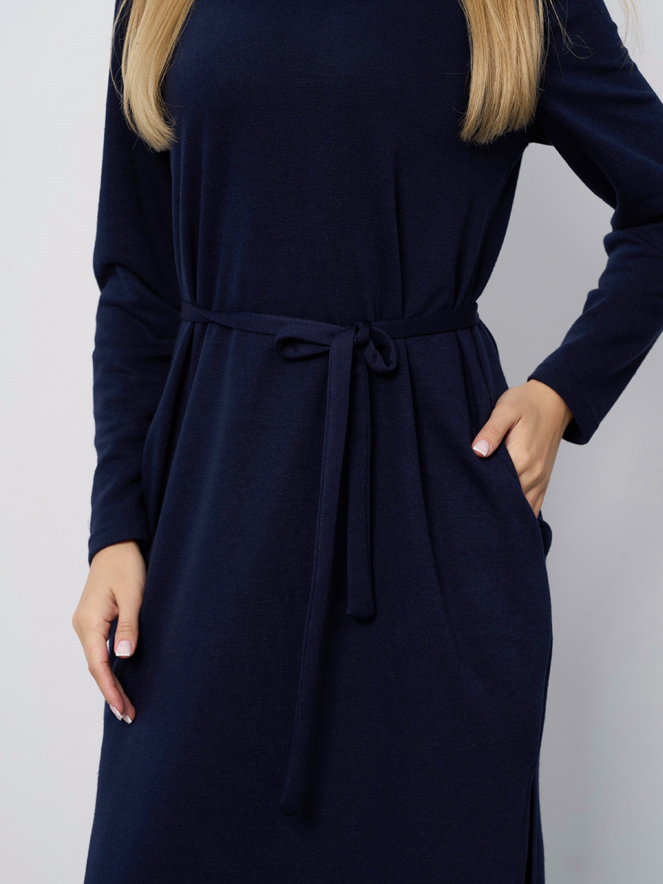 Платье миди ISSA Plus модель 15400_темно-синий Фото