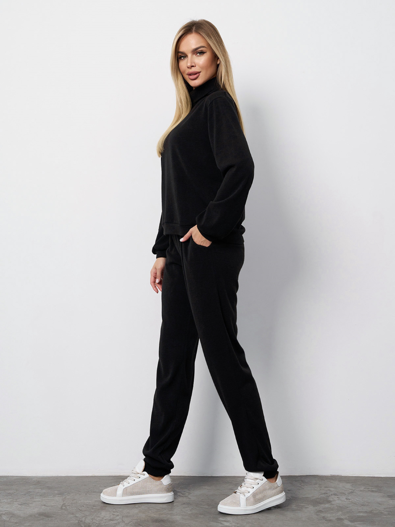 Костюм ISSA Plus модель 15401A_черный Фото