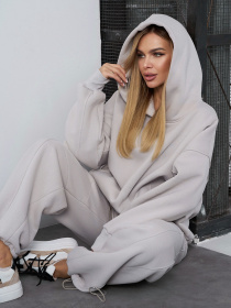 Спортивний костюм ISSA Plus модель 15402_светло-серый Фото