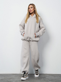 Спортивний костюм ISSA Plus модель 15402_светло-серый Фото