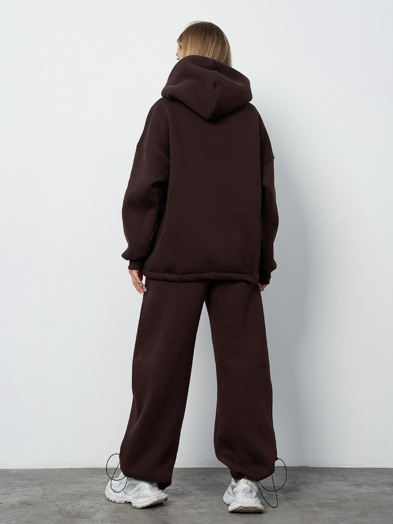 Спортивний костюм ISSA Plus модель 15402_темно-коричневый Фото