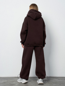 Спортивний костюм ISSA Plus модель 15402_темно-коричневый Спортивний костюм ISSA Plus модель 15402_темно-коричневый Фото