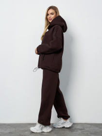 Спортивний костюм ISSA Plus модель 15402_темно-коричневый Спортивний костюм ISSA Plus модель 15402_темно-коричневый Фото