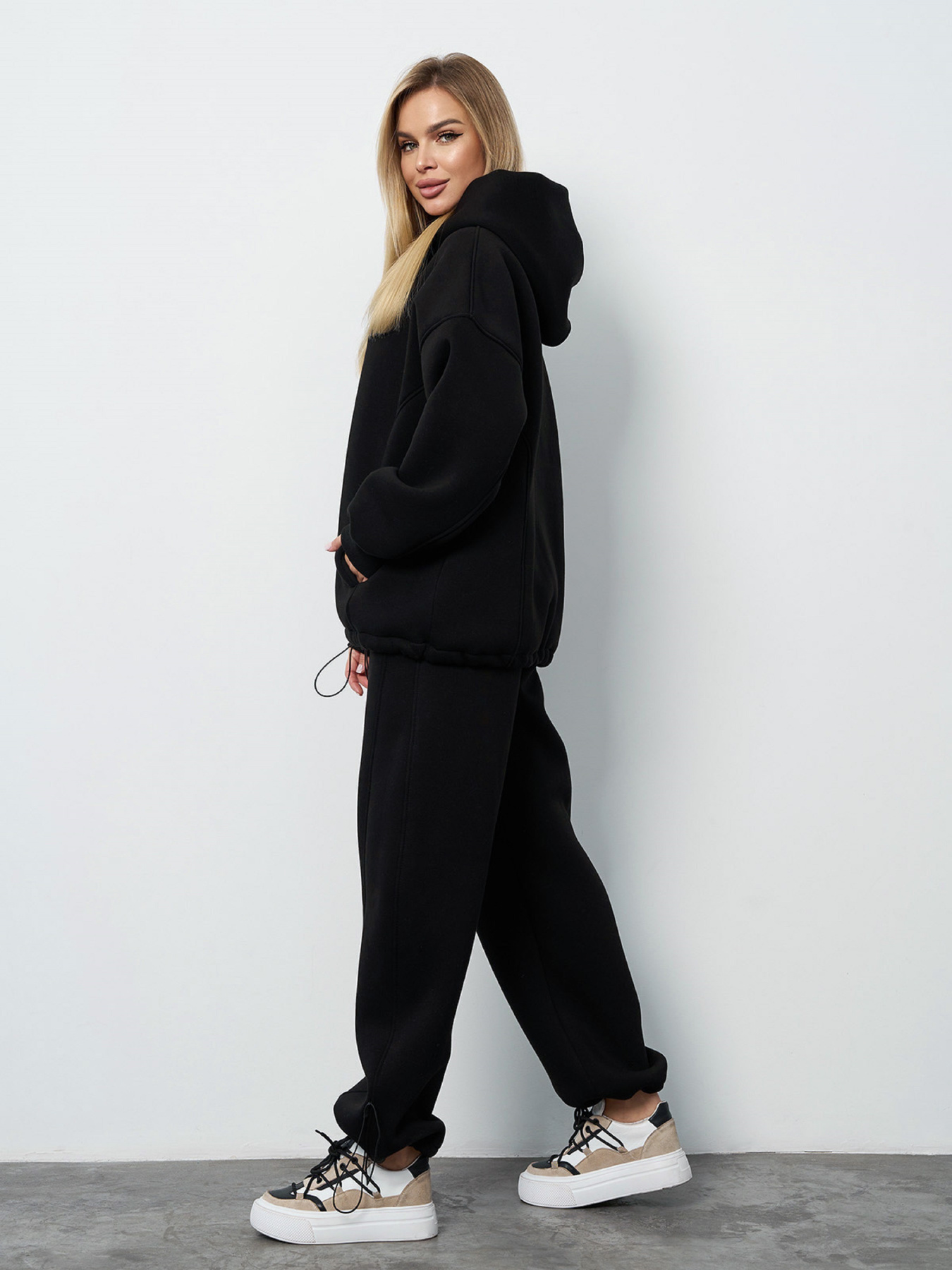 Спортивний костюм ISSA Plus модель 15402_черный Фото