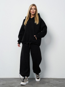 Спортивный костюм ISSA Plus модель 15402_черный Фото