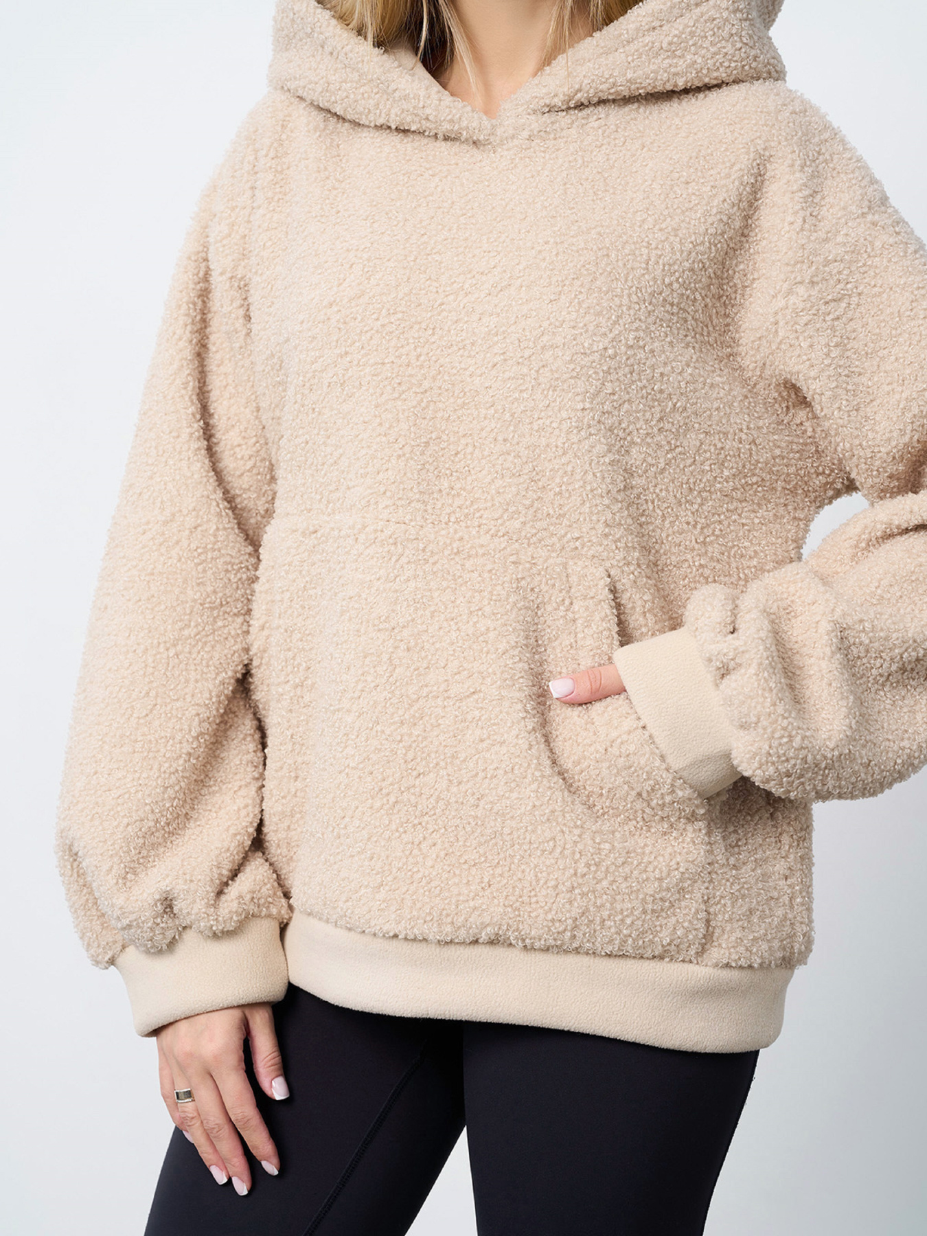 Худи ISSA Plus модель 15403_светло-бежевый Фото