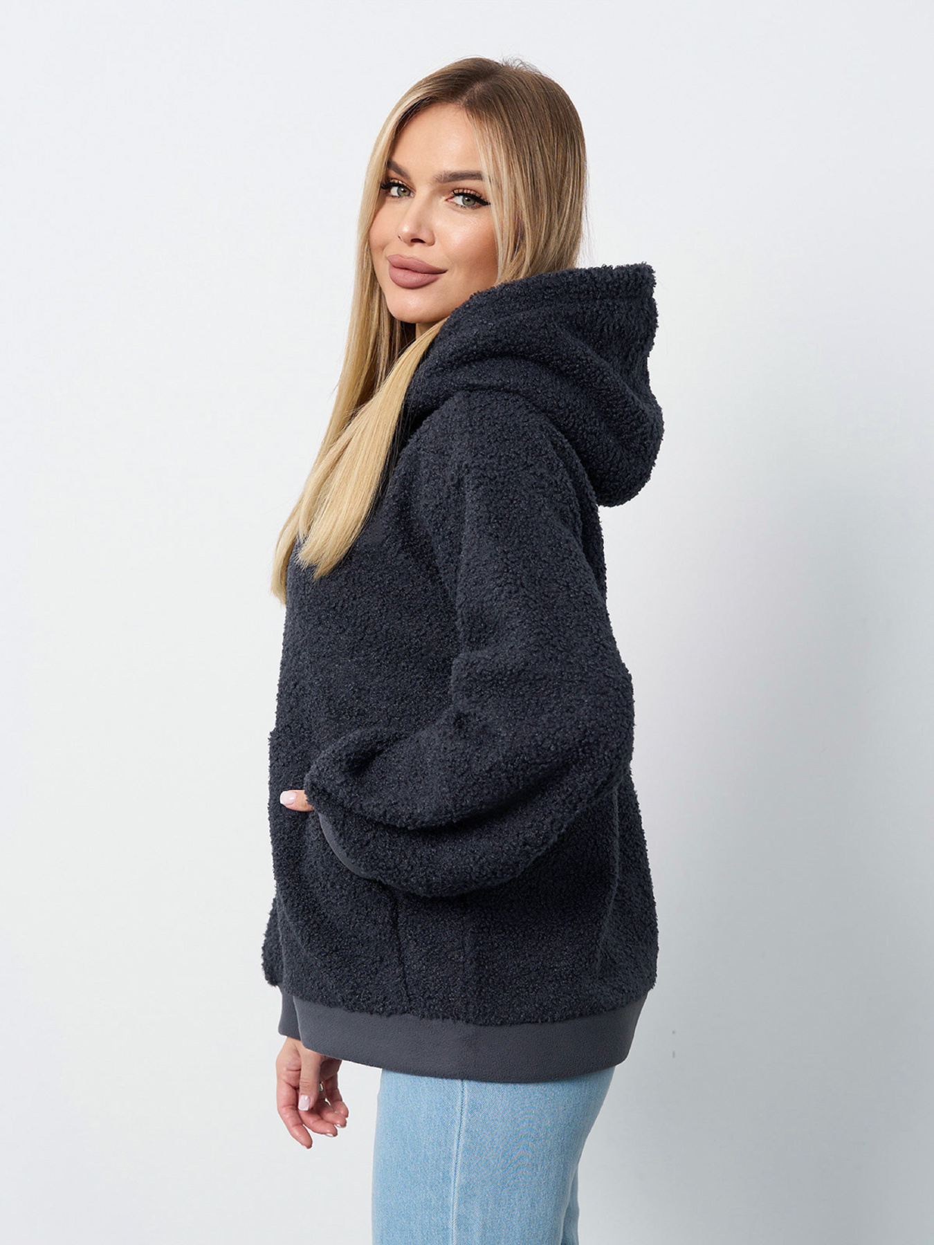 Худі ISSA Plus модель 15403_серый Худі ISSA Plus модель 15403_серый Фото