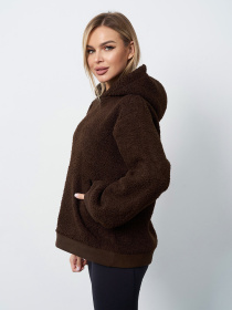 Худі ISSA Plus модель 15403_темно-коричневый Фото