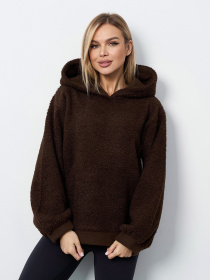 Худі ISSA Plus модель 15403_темно-коричневый Фото