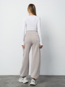 Брюки повседневные ISSA Plus модель 15405_светло-серый Фото