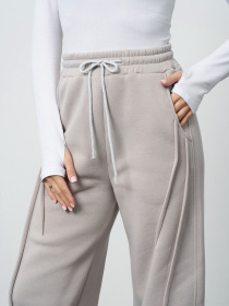 Повседневные штаны ISSA Plus модель 15405_светло-серый Фото