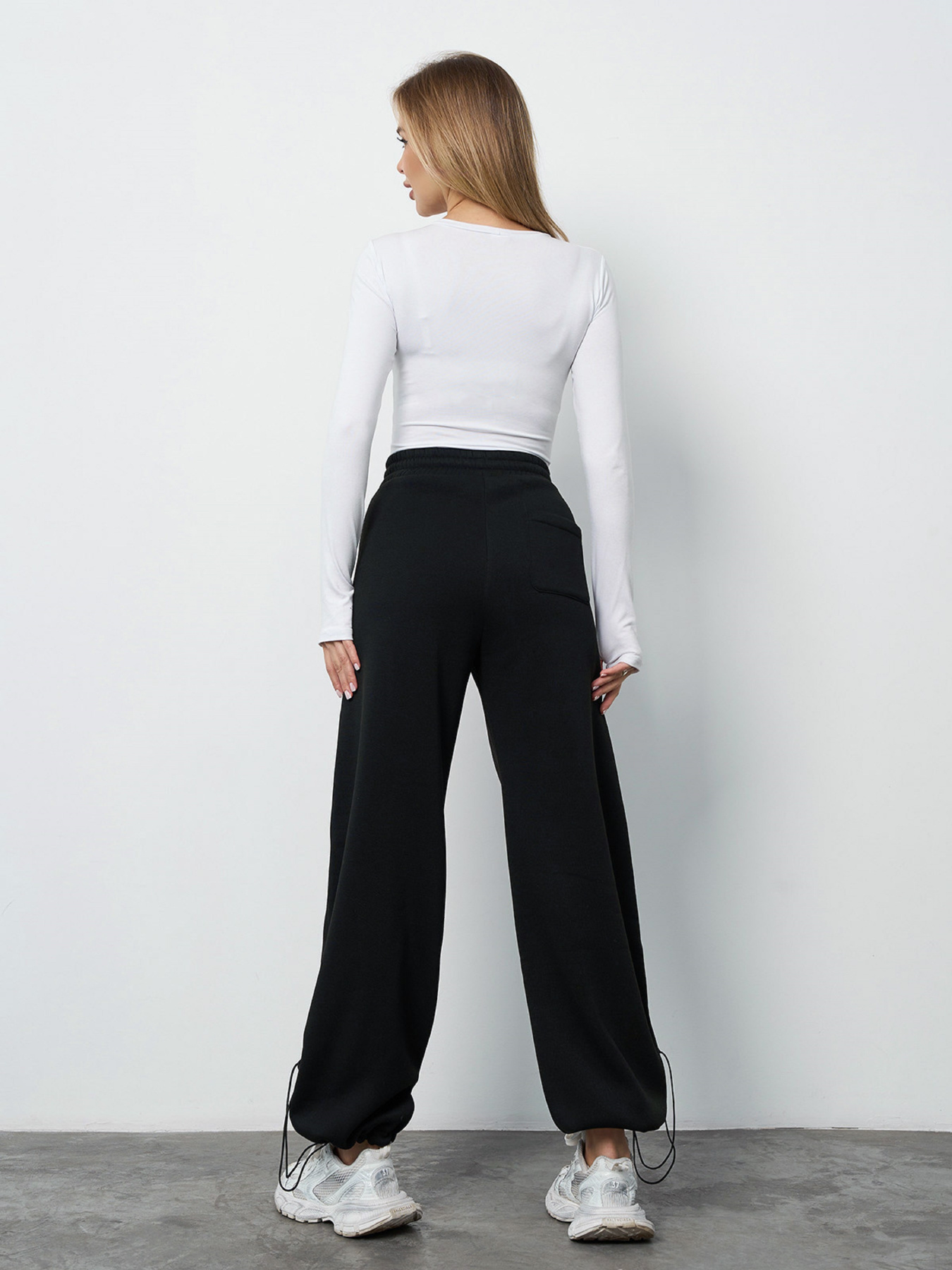 Брюки повседневные ISSA Plus модель 15405_черный Фото