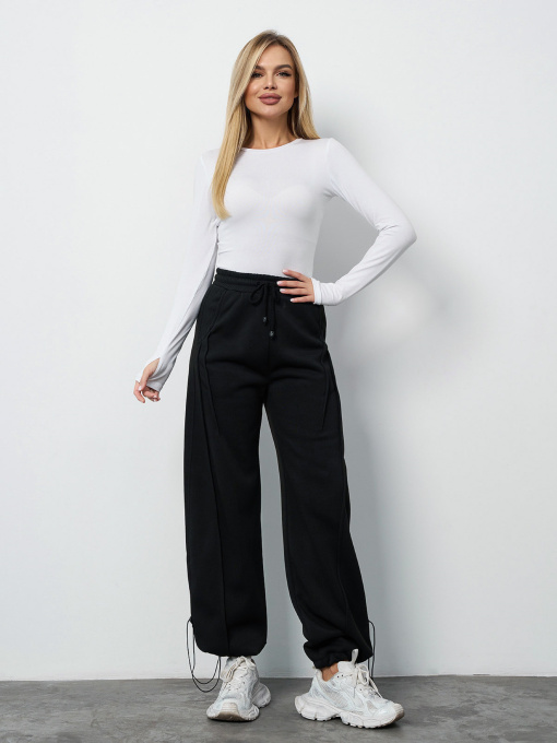 Брюки повседневные ISSA Plus модель 15405_черный Фото