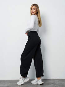 Повсякденні штани ISSA Plus модель 15405_черный Фото